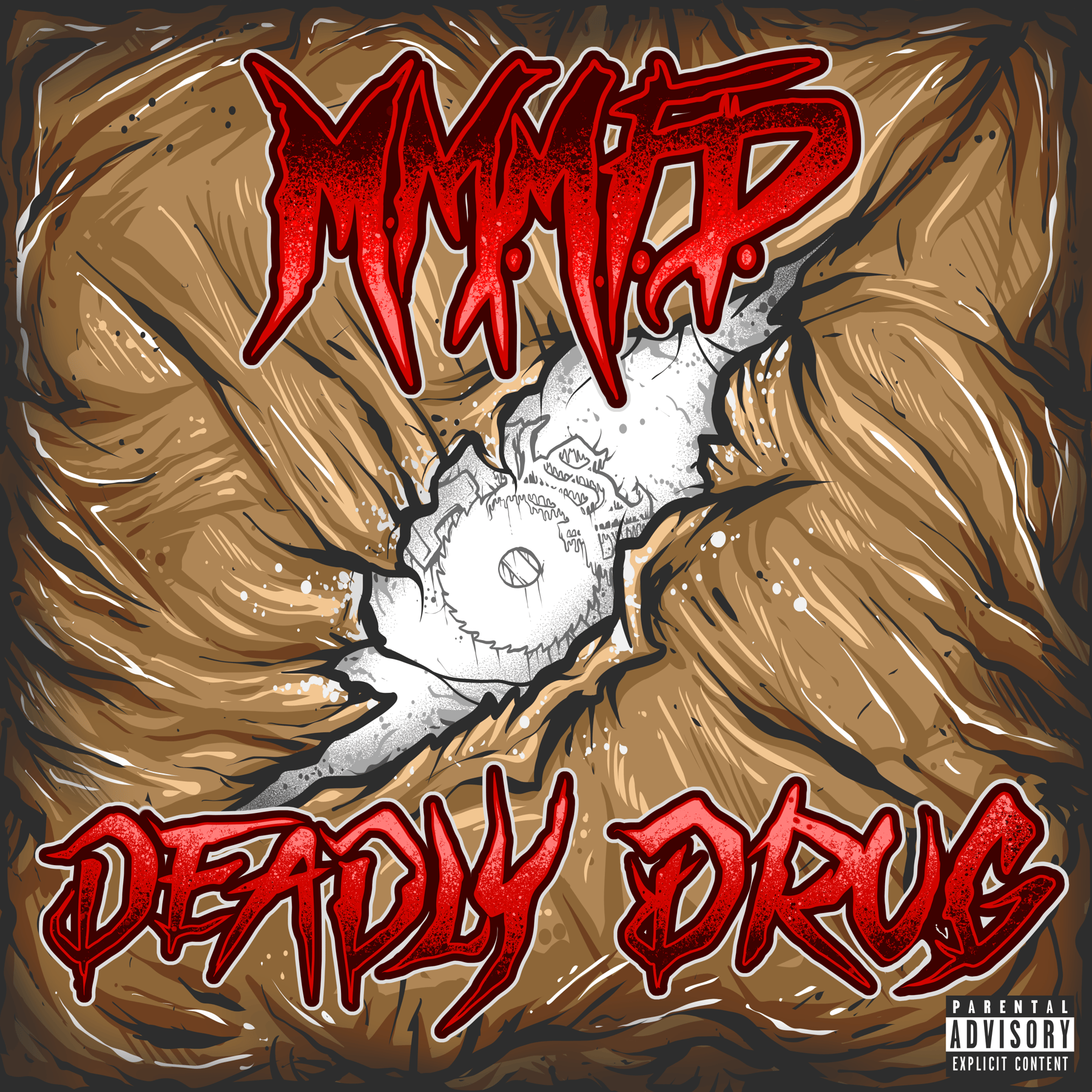 GOREHOP SHOP — M.M.M.F.D: LTD. EDITION DEADLY DRUG ALBUM COVER 